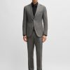 Hugo Boss-Regular-fit jacket in wool with padded front-boss outlet 3