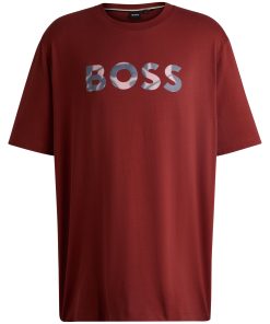 Hugo Boss T-Shirts-Cotton T-shirt with new-season logo-boss store 2