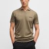 Hugo Boss Polo Shirts-BOSS x Matteo Berrettini active polo shirt with four-way stretch-boss near me 4