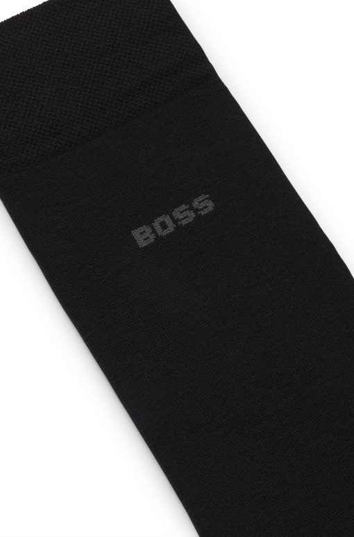 Hugo Boss Socks-Regular-length socks in a bamboo-viscose blend-boss outlet - Image 2