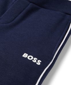 Hugo Boss-Kids’ tracksuit bottoms with logo print-boss outlet 2