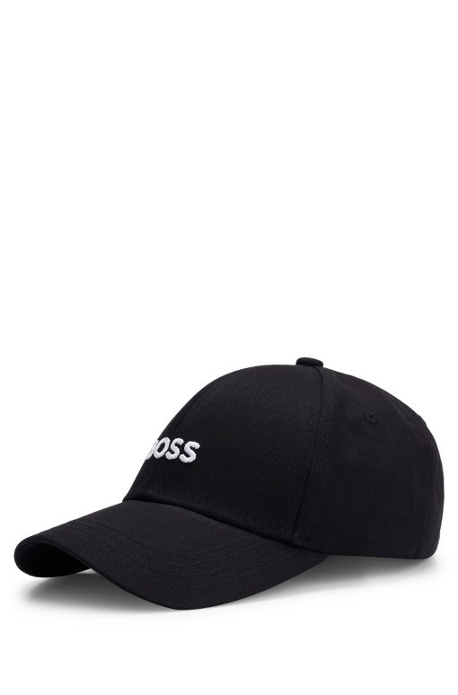 Hugo Boss-Baseball cap in cotton twill with embroidered logo-hugoboss