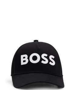 Hugo Boss-Kids’ cap in cotton twill with logo print-hugo boss sale