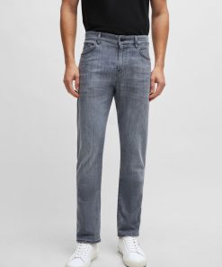 Hugo Boss Pants-Slim-fit jeans in blue comfort-stretch denim-boss near me