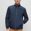 Hugo Boss-Water-repellent jacket with 3D logo tape-boss near me 3