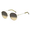 Hugo Boss Eyewear-Gold-tone sunglasses with green end-tips-hugo boss store near me 4