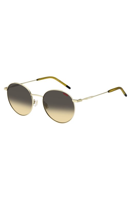 Hugo Boss Eyewear-Gold-tone sunglasses with ombré lenses-boss near me