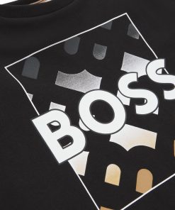 Hugo Boss-Kids’ T-shirt in cotton with monograms and logo print-hugo boss store 2