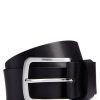 Hugo Boss Belts-Italian-leather belt with logo-engraved buckle-hugo boss sale 3