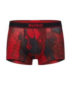 Hugo Boss Underwear-Stretch-cotton regular-rise trunks with seasonal print-hugo boss store