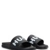 Hugo Boss-Slides with logo strap-hugo boss sale 4