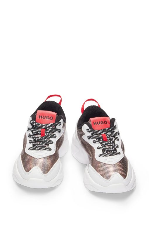 Hugo Boss-Kids' mixed-material trainers with faux leather-boss near me - Image 2