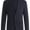 Hugo Boss Suits-Extra-slim-fit suit in checked performance-stretch cloth-boss outlet 3