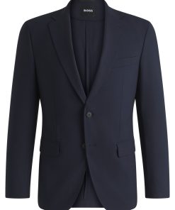 Hugo Boss Suits-Slim-fit suit in a performance-stretch wool blend-boss store