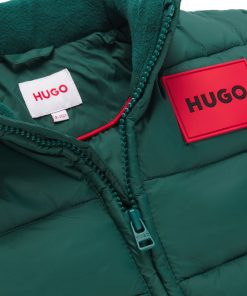 Hugo Boss-Kids’ water-repellent puffer jacket with hidden hood-hugo boss sale