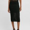 Hugo Boss Skirts-Denim midi skirt with front slit-boss near me 3