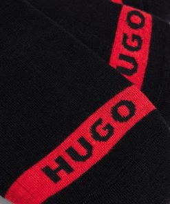 Hugo Boss Socks-Three-pack of invisible socks with logos-hugo by hugo boss 2