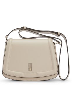 Hugo Boss Bags-Leather saddle bag with signature hardware and monogram-boss hugo