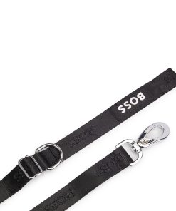 Hugo Boss Dog Accessories-Dog lead with jacquard logo detailing-boss near me