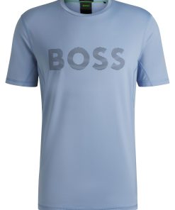 Hugo Boss T-Shirts-Active slim-fit T-shirt with moisture management-boss near me 2