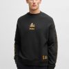 Hugo Boss Tracksuits-BOSS x NFL cotton sweatshirt with gold-tone embroidery-hugo by hugo boss 4