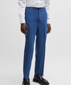 Hugo Boss-Slim-fit trousers in performance-stretch cloth-boss near me