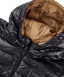 Hugo Boss-Kids’ reversible water-repellent down jacket with logo details-hugo boss store