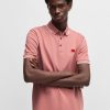 Hugo Boss Polo Shirts-BOSS x Creation of the Gods mercerised-cotton polo shirt-boss store 3