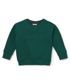 Hugo Boss-Kids’ sweatshirt with embroidered logo-hugo by hugo boss