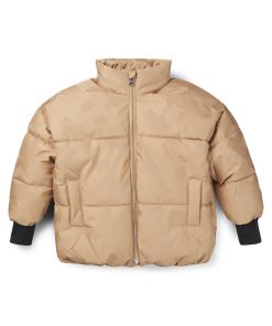 Hugo Boss-Kids’ padded jacket with all-over monograms-boss hugo