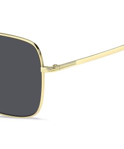 Hugo Boss Eyewear-Gold-tone sunglasses with signature hardware-hugo boss store near me 2