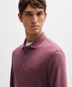 Hugo Boss Polo Shirts-Interlock-cotton polo shirt with embroidered logo-hugo 2