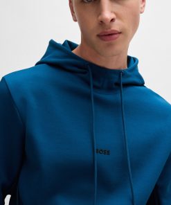 Hugo Boss Tracksuits-Regular-fit hoodie with logo detail-hugo boss sale 2