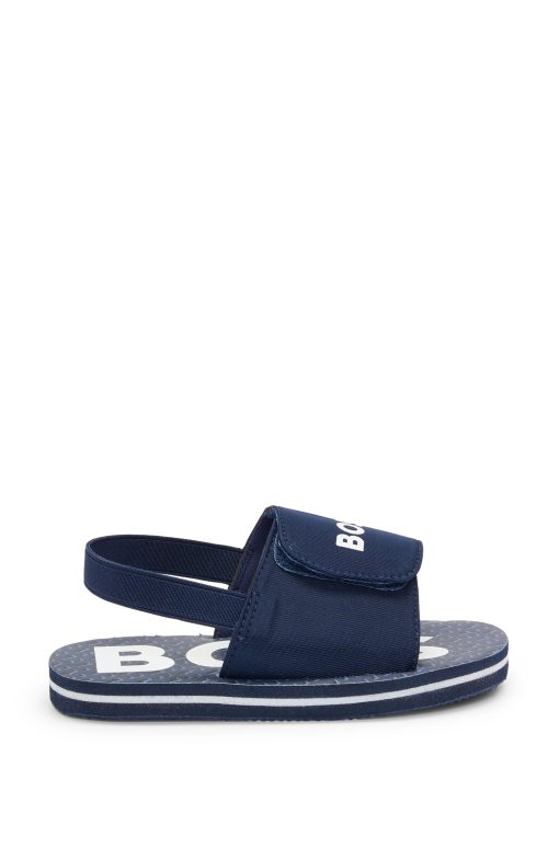 Hugo Boss-Kids' slides with ankle strap and branding-hugo boss near me