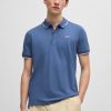 Hugo Boss Polo Shirts-BOSS x Creation of the Gods mercerised-cotton polo shirt-boss store 4