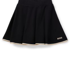 Hugo Boss-Kids’ skater skirt with logo print-hugo