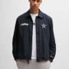 Hugo Boss Jackets and Coats-BOSS x NFL water-repellent jacket with embroidered branding-boss store near me 3