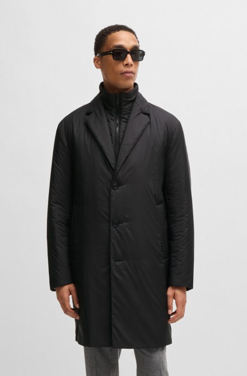 Hugo Boss Jackets and Coats-Lightweight water-repellent padded coat with zip-up inner-boss hugo