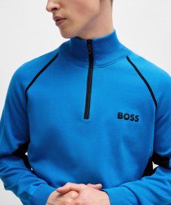 Hugo Boss Sweaters and Cardigans-Sweater with color-blocking and logo-hugo boss store near me 2