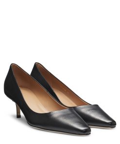 Hugo Boss Pumps-Nappa-leather pumps with Double B monogram-hugo