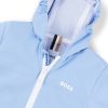 Hugo Boss-Kids’ waterproof hooded windbreaker jacket with stripes and logo-boss outlet 4