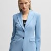 Hugo Boss Tailored Jackets-Extra-slim-fit jacket in stretch fabric-hugo boss near me 3