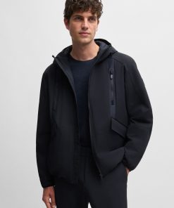 Hugo Boss Jackets and Coats-Water-repellent regular-fit jacket in performance twill-hugoboss