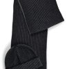 Hugo Boss Scarves-Italian-cashmere scarf with fringing and embroidered logo-hugo boss near me 4