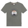 Hugo Boss-Kids’ fleece sweatshirt with embossed logo-hugo boss outlet 4