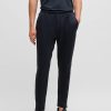 Hugo Boss Sweatshirts and Jogging Pants-Tracksuit bottoms with tape and logo-hugo boss store 3