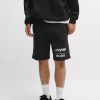 Hugo Boss Sweatshirts and Jogging Pants-Stretch-cotton tracksuit bottoms with logo print-boss near me 3