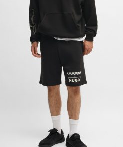 Hugo Boss Sweatshirts and Jogging Pants-Shorts with racing print-boss outlet