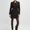 Hugo Boss Dresses-Relaxed-fit dress in tweed-boss outlet 4