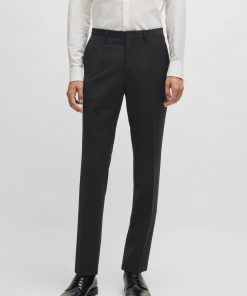 Hugo Boss Pants-Extra-slim-fit trousers in super-flex fabric-boss hugo